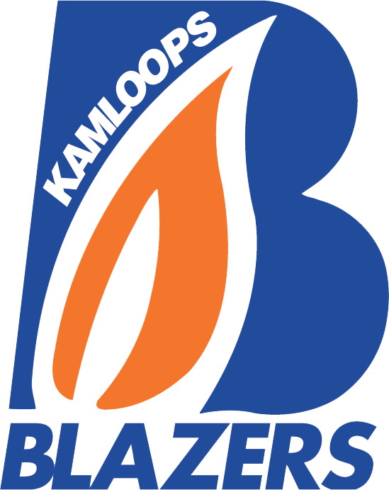 kamloops blazers 1987-2005 primary logo iron on heat transfer